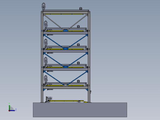 E279 6层升降横移车库左视缩略图