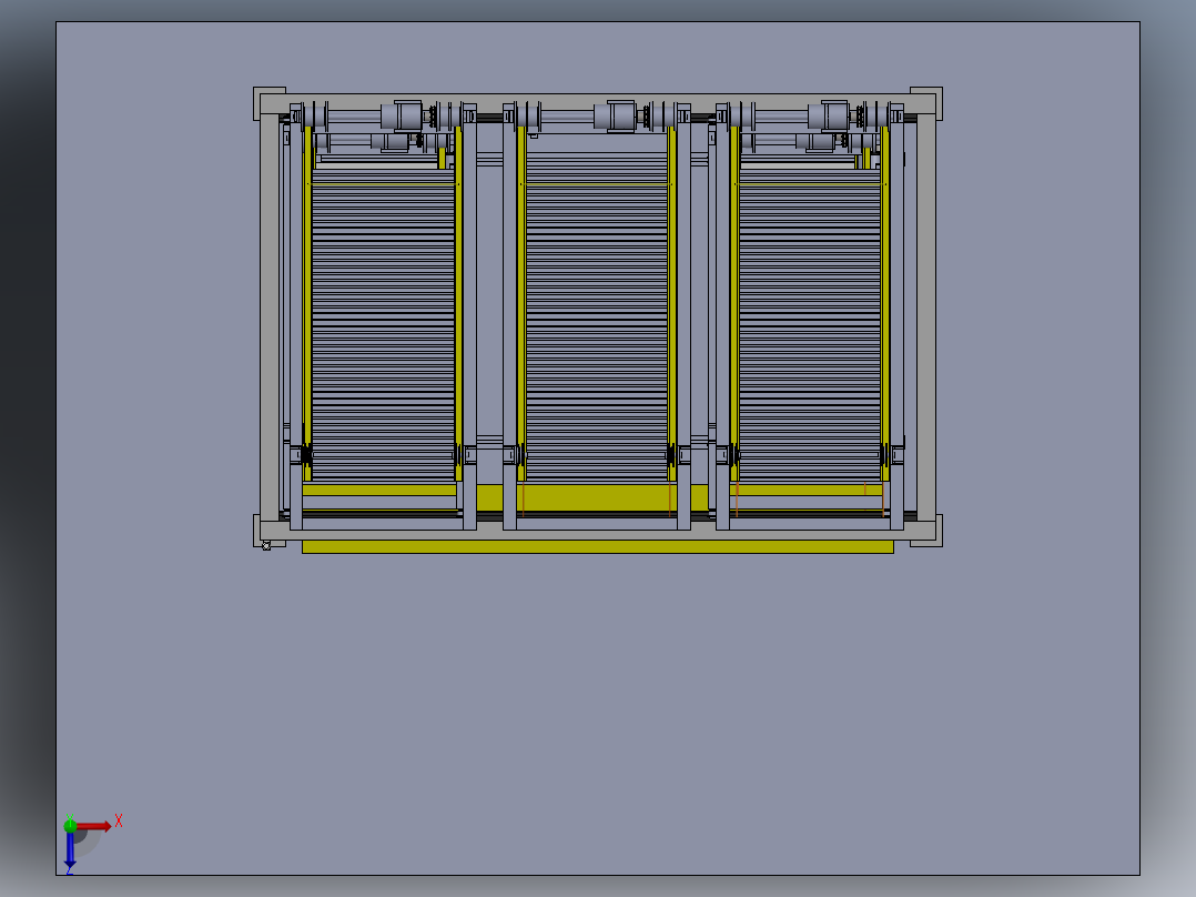 E279 6层升降横移车库俯视图