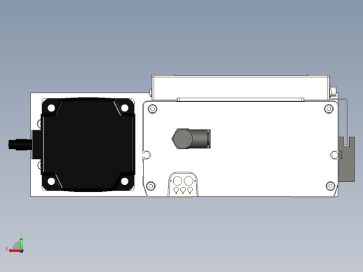 Toyo东佑达直线模组-ECH17-300-BL-750W后视缩略图