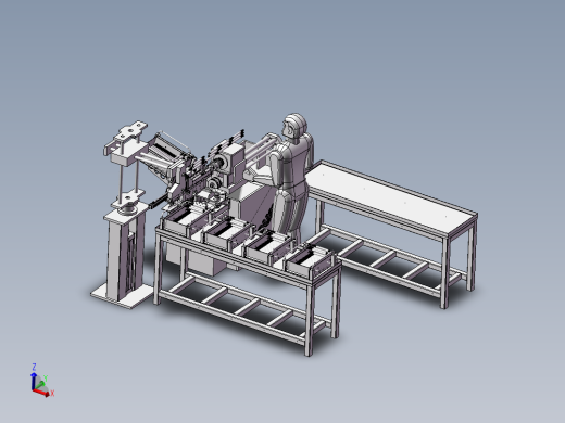 自动给料车床设备