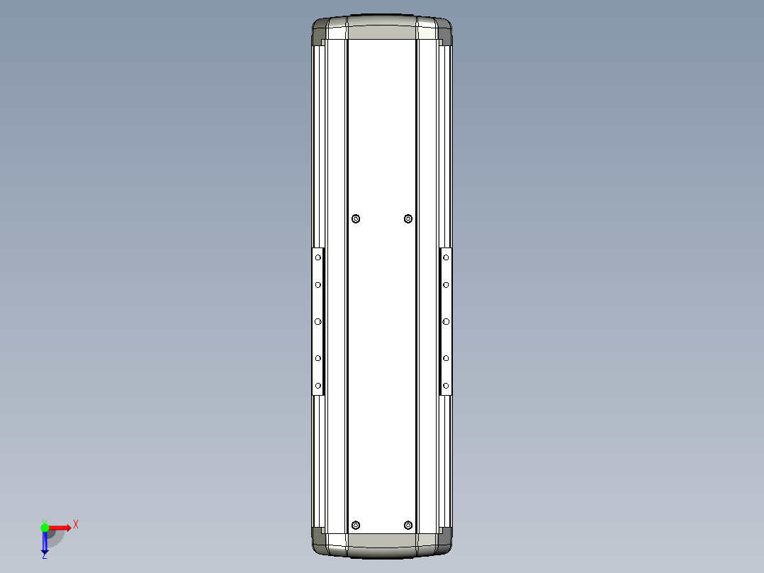 Toyo东佑达直线模组-ETH14-100-M+煞車-A2俯视图