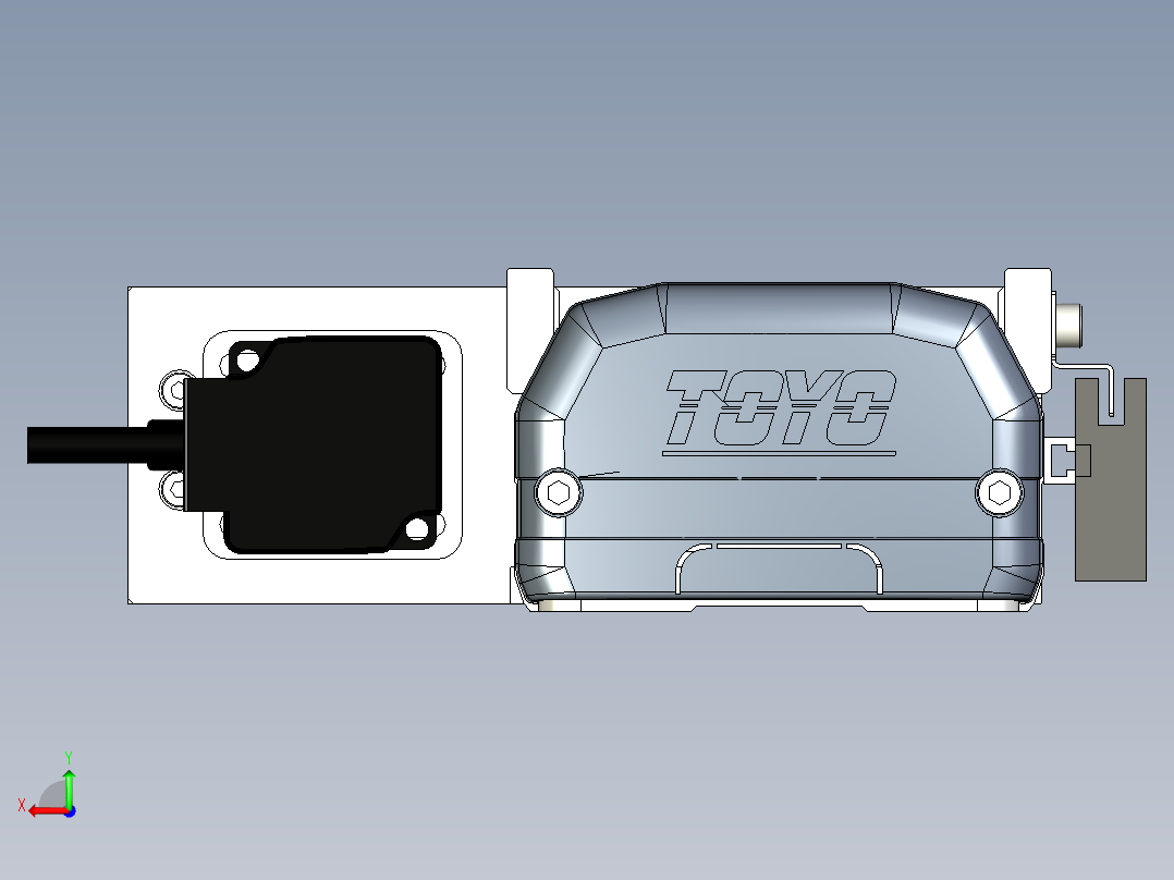 Toyo东佑达直线模组-ETH10-400-BL-100W+煞車后视图