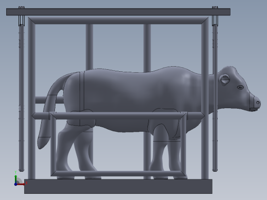 牛栏模型图前视缩略图
