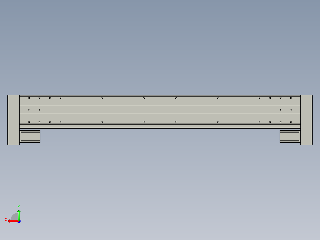威洛博双电机滑台-VC14D2-S400-BLR-P40-C6后视图