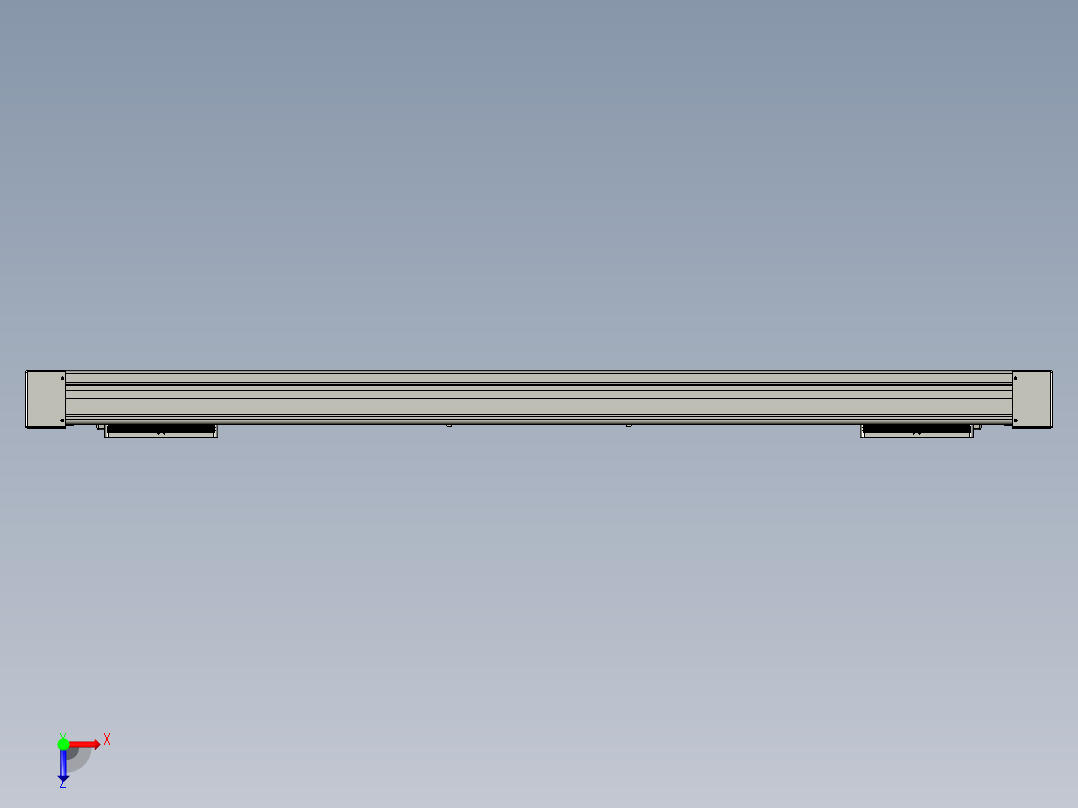 威洛博双电机滑台-VC14D2-S400-BLR-P40-C6俯视图
