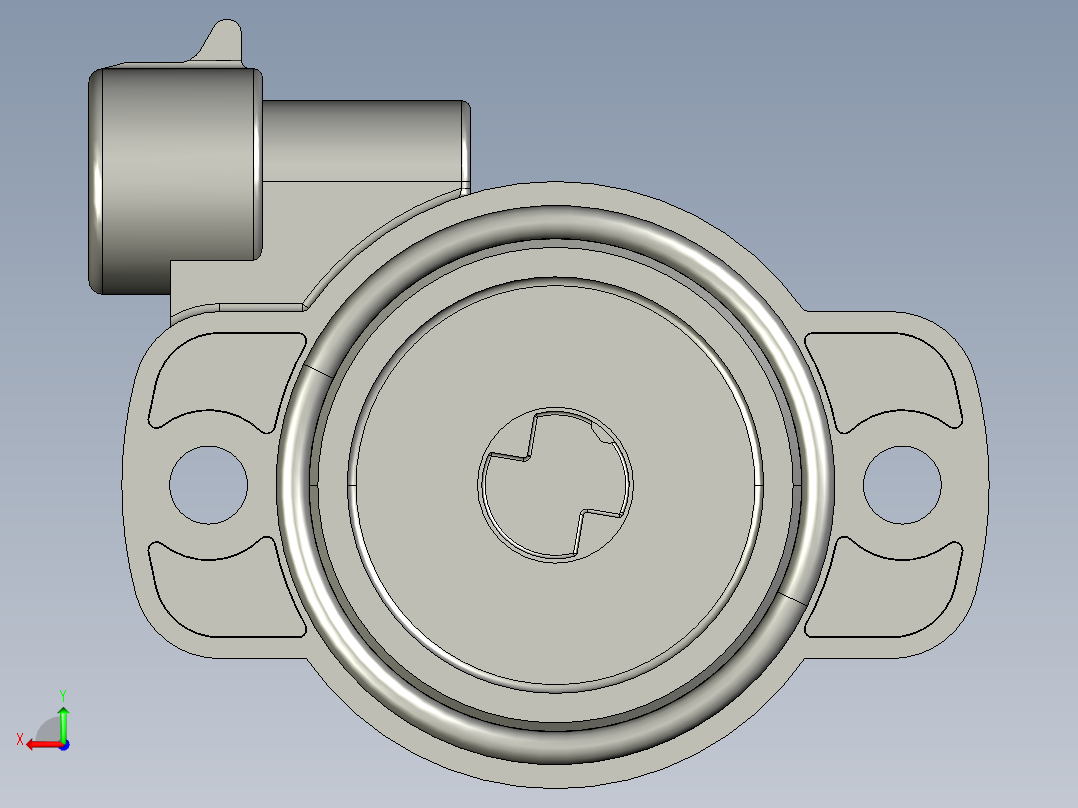 NOVOTECHNIK角度位移传感器SP-4000 系列后视图