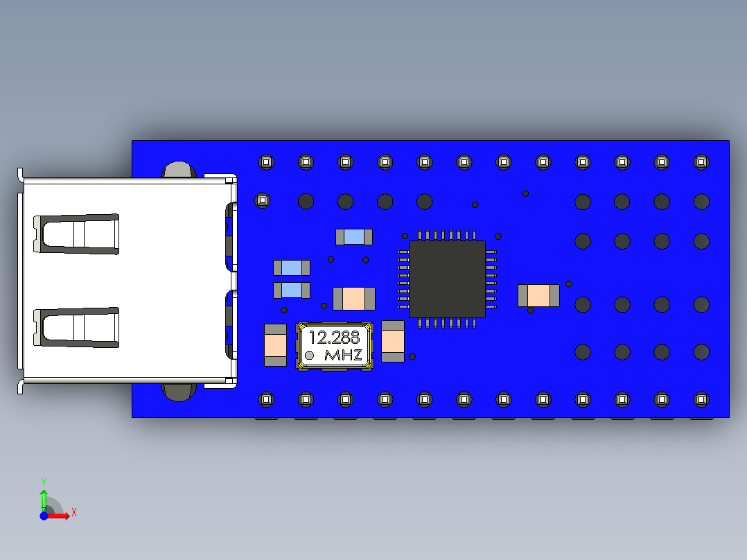 Pro迷你usb主机前视图