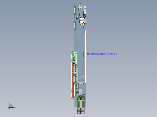 单tray盘搬运机构左视缩略图