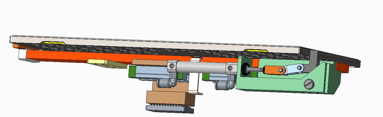 单tray盘搬运机构