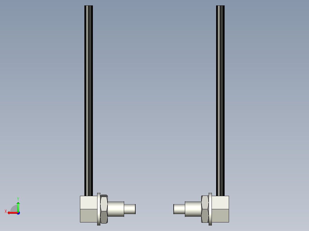 直角光纤_对射型FT-Y32后视图