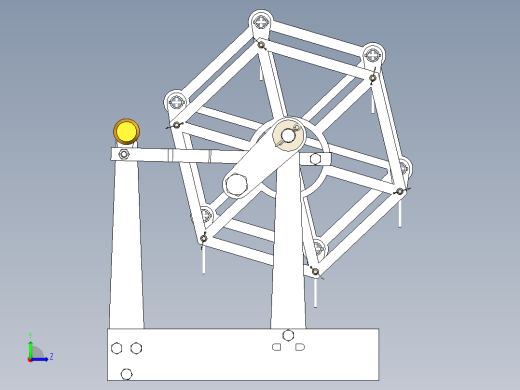 联合收获机拨禾轮左视缩略图