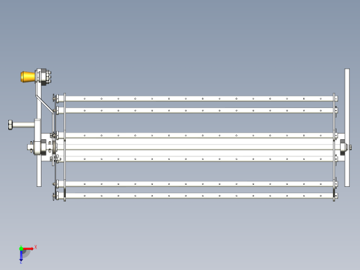 联合收获机拨禾轮俯视缩略图