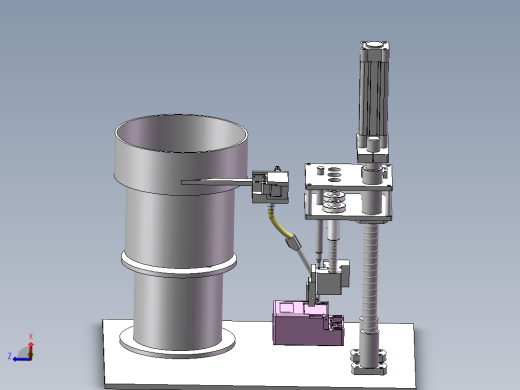 振动料盘自动上料-送拧钉机构