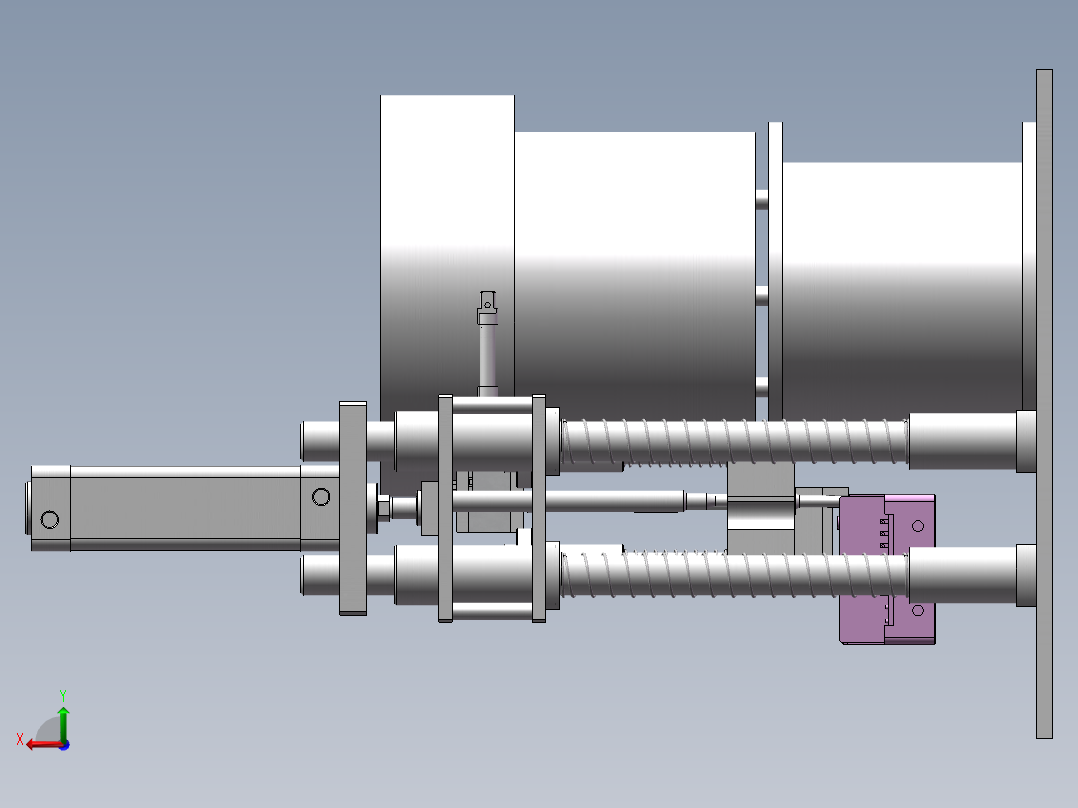 振动料盘自动上料-送拧钉机构后视图