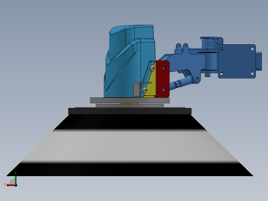 扫刷总成SW三维图==1001053==55后视图