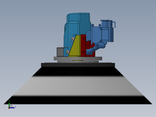 扫刷总成SW三维图==1001053==55左视缩略图
