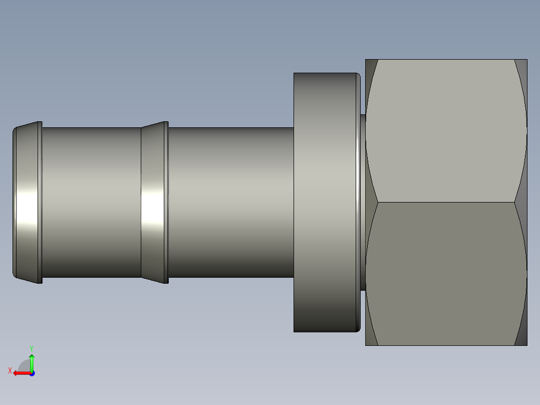 软管与硬管连接用工业通用接头0132_18_66后视图