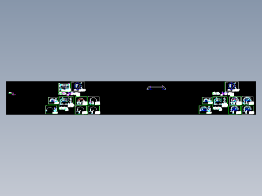 180度转弯皮带输送机全套CAD图纸 机械设计CAD图纸DWG图纸