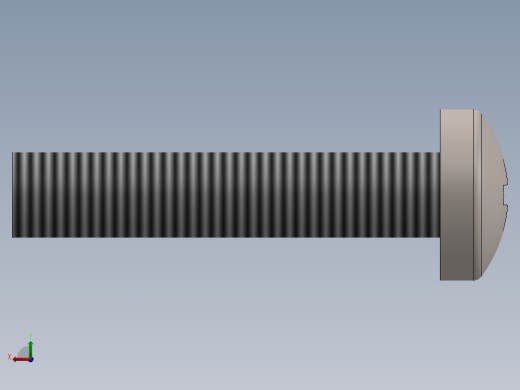 螺丝 M2 x 十字盘头-M2 x 10 Screw head.SLDPRT后视缩略图