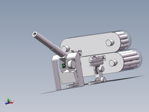 速射迫击炮供弹机构