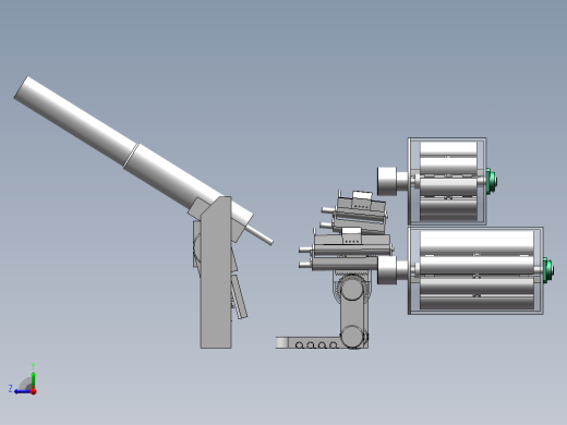 速射迫击炮供弹机构右视缩略图