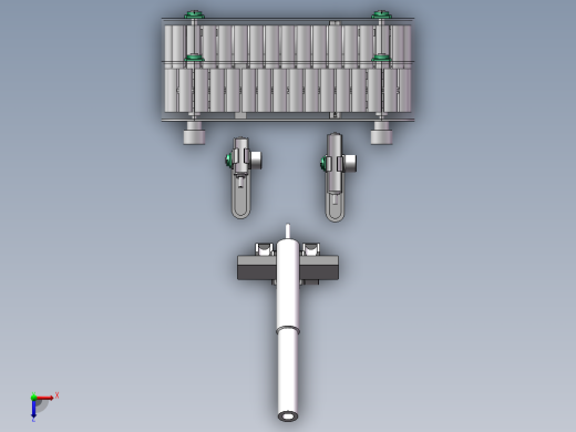 速射迫击炮供弹机构俯视缩略图