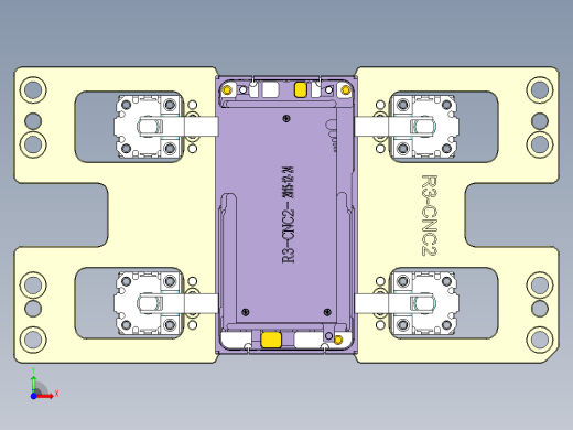 R3-CNC2笔记本CNC工装夹具三维模型-1228前视缩略图