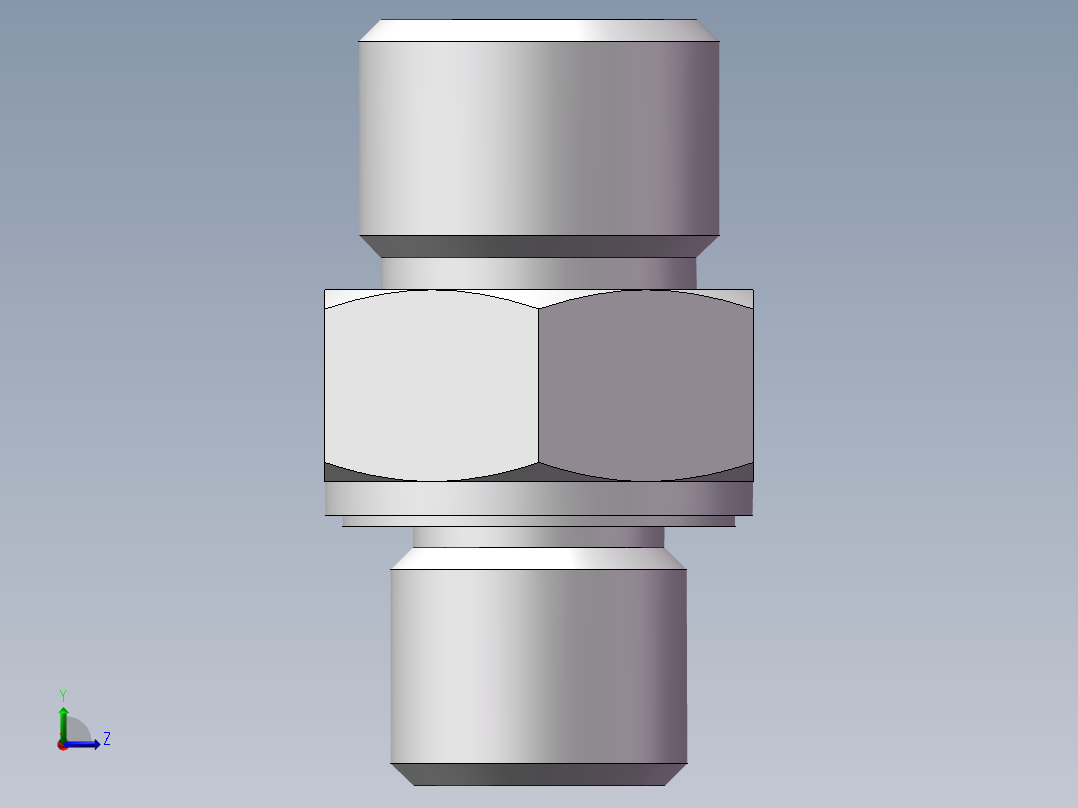 英制管螺纹ED密封、1DB-16-04WD左视图