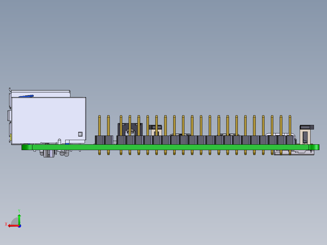 ugv履带车后视图