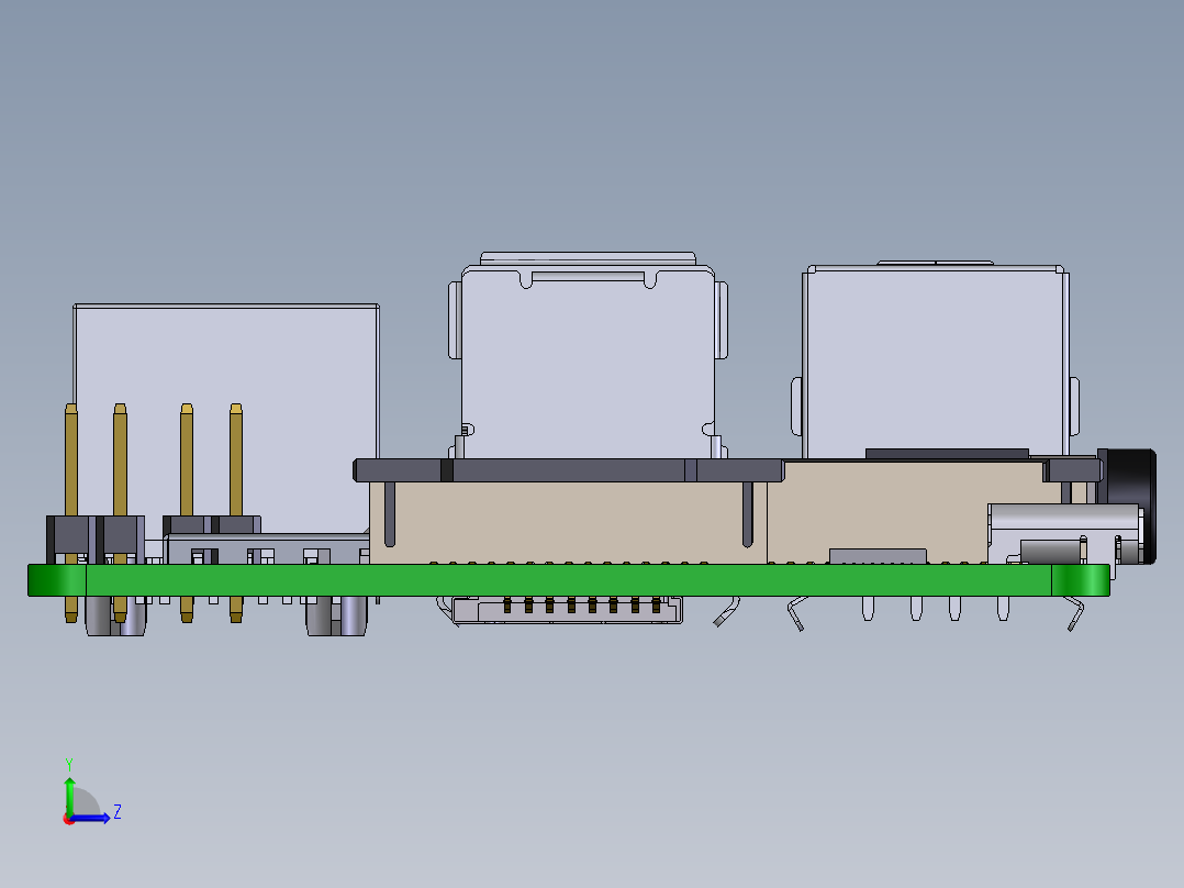 ugv履带车左视图