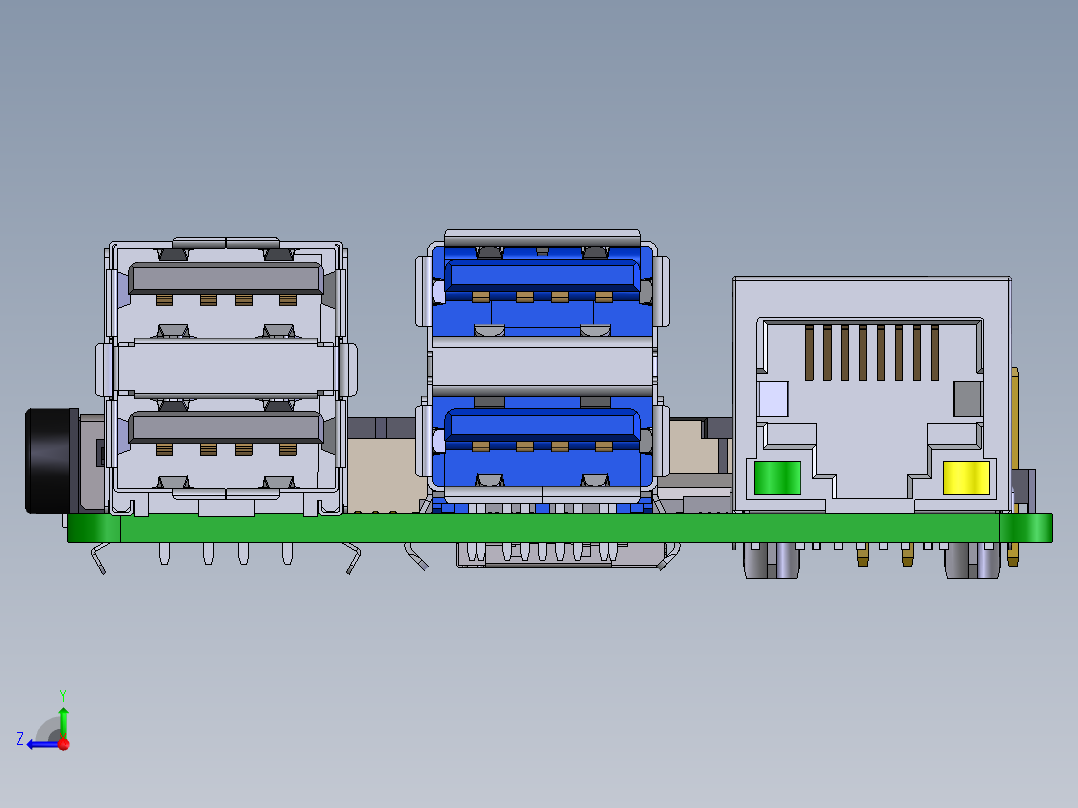 ugv履带车右视图