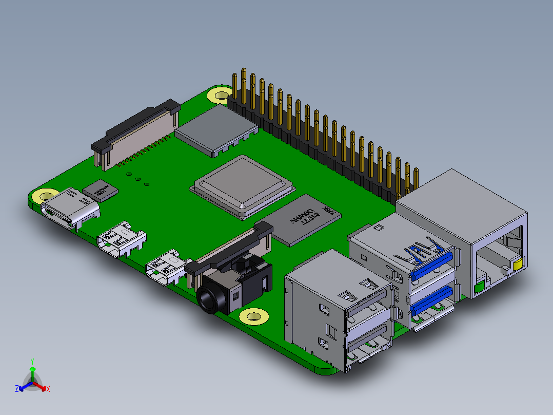 ugv履带车正等轴测图