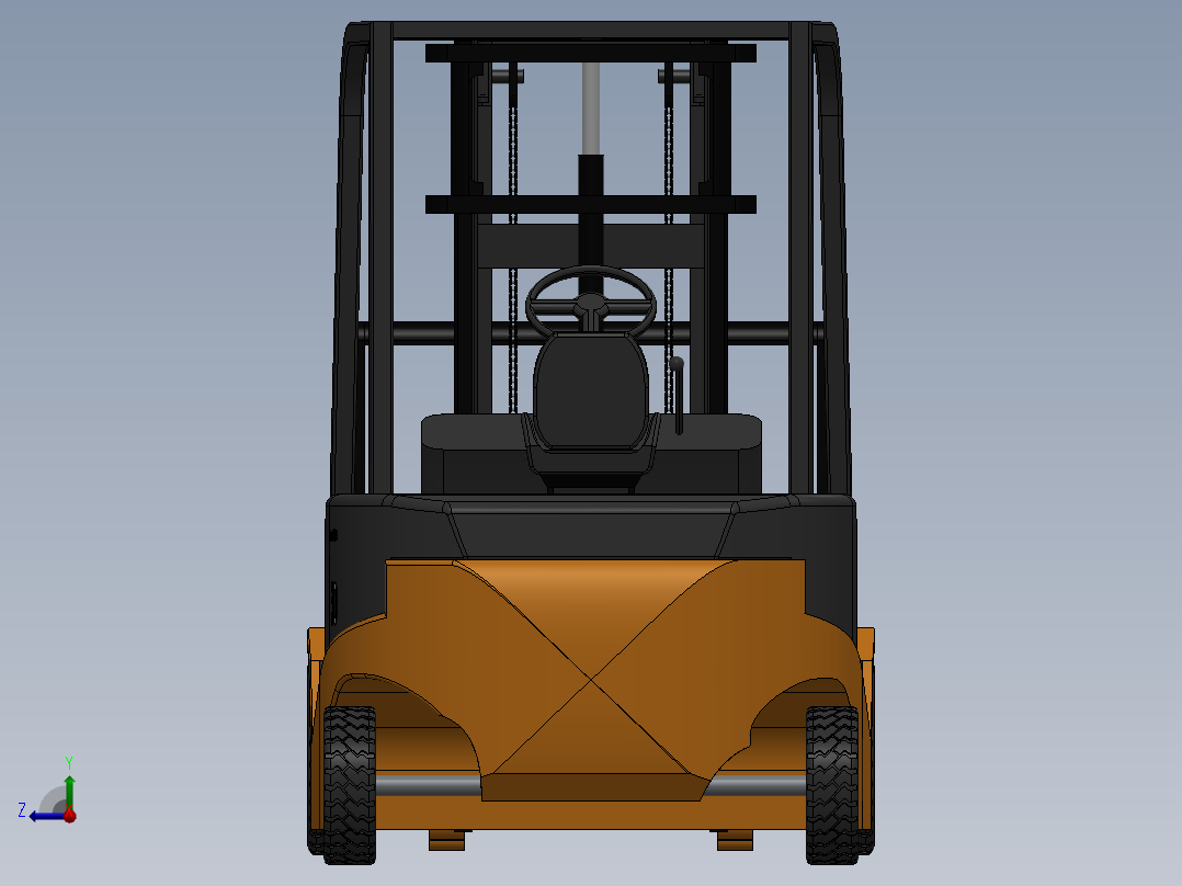 叉车、 电动叉车 SW STP右视图