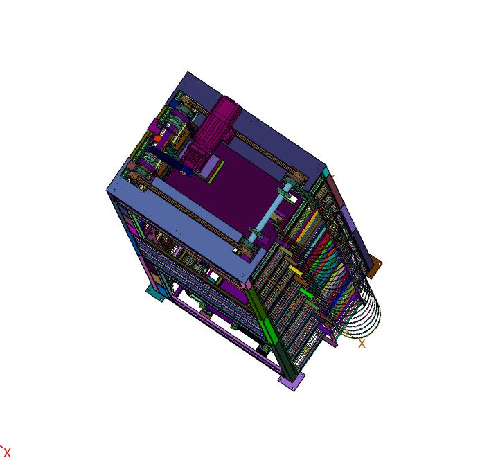进料功能的升降机吊笼
