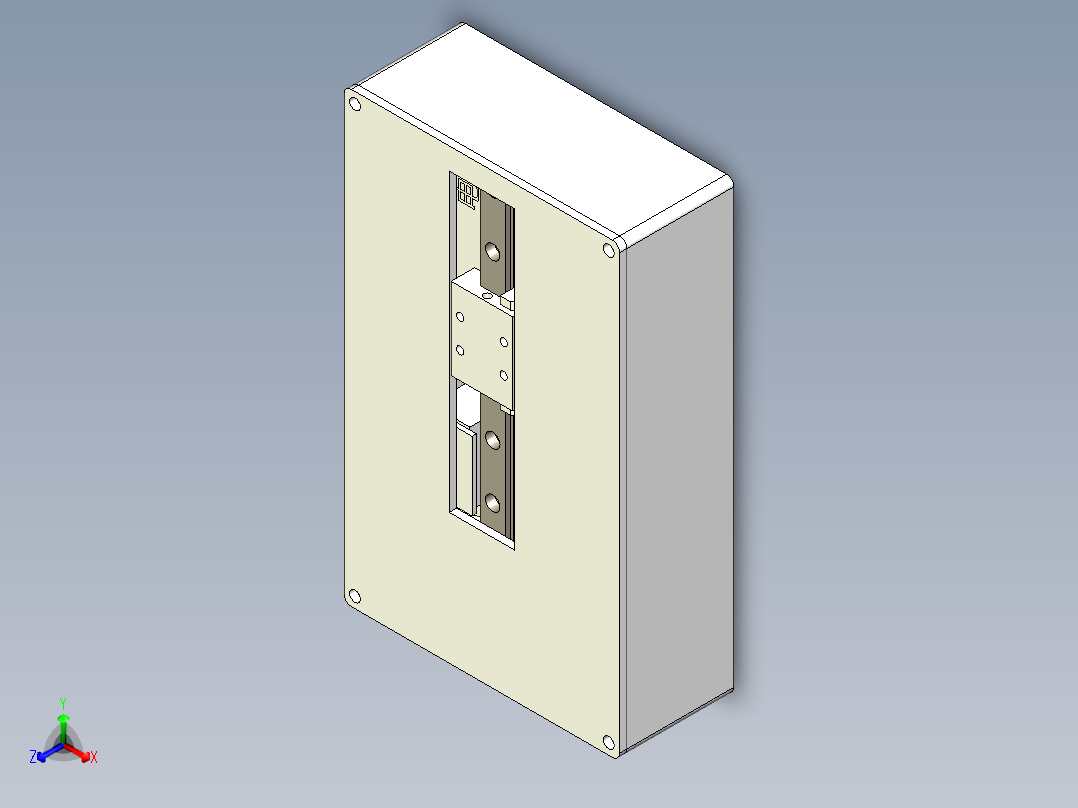 往复运动器三维模型