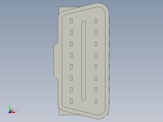 汽车常用OBD接口前视缩略图