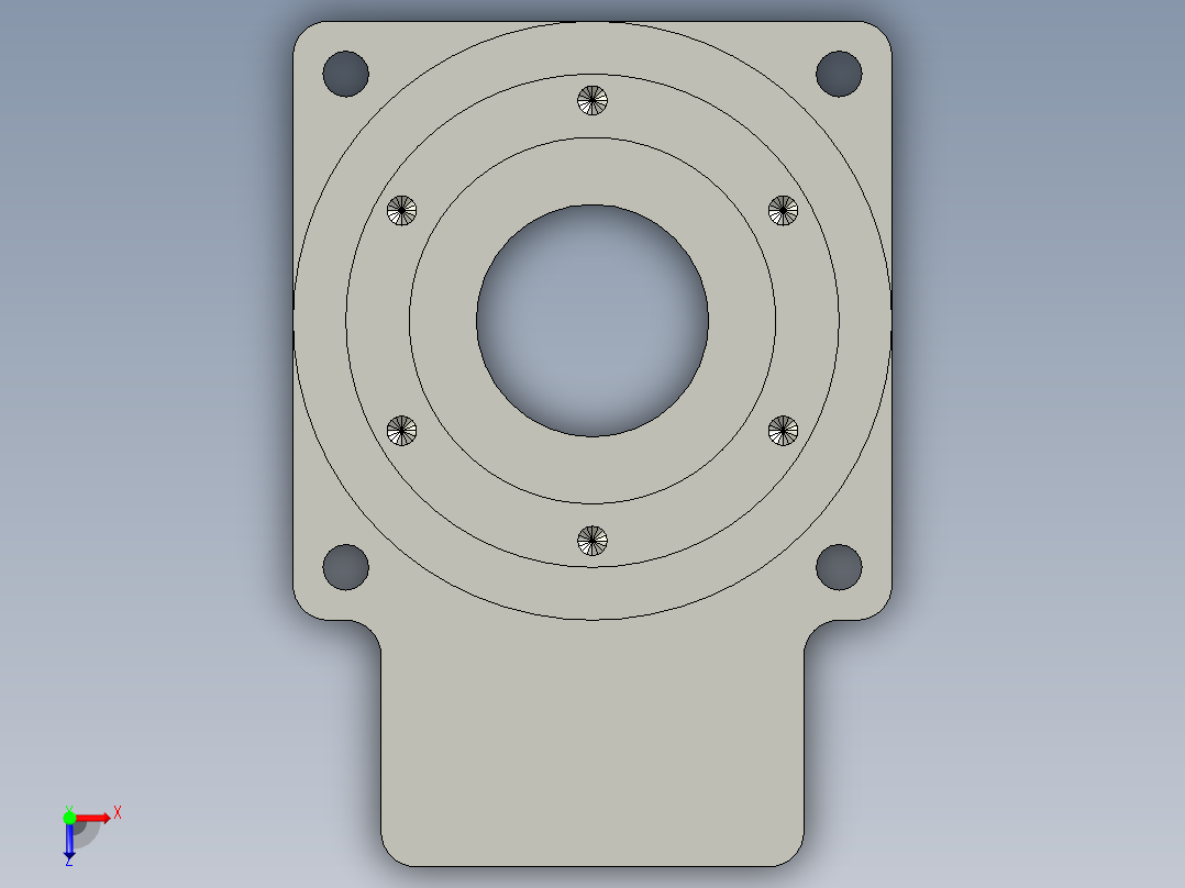 YYJ-5A0037法斯顿KT-85旋转平台俯视图