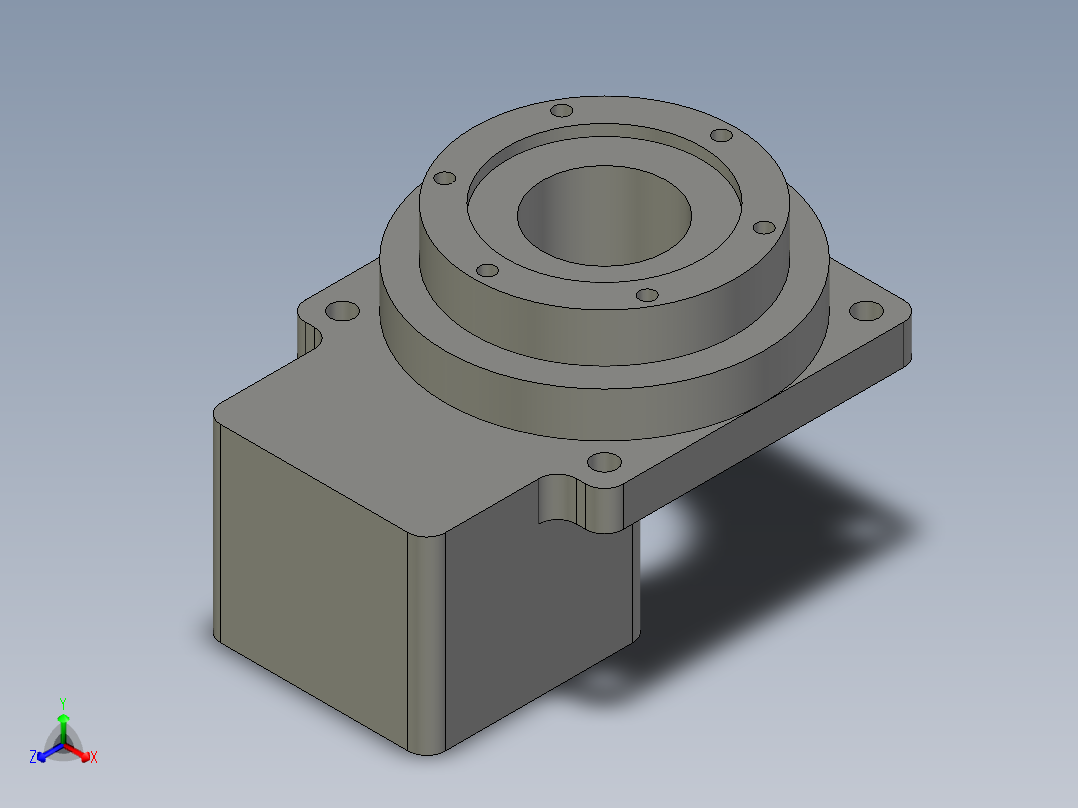 YYJ-5A0037法斯顿KT-85旋转平台正等轴测图