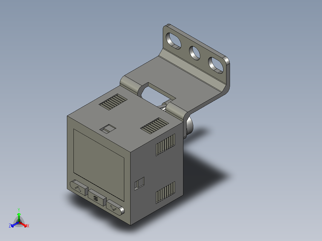 ZSE20-N-C6L-LA2正等轴测图