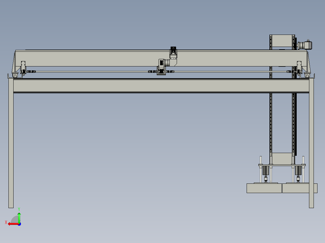 岩棉搬运机后视图