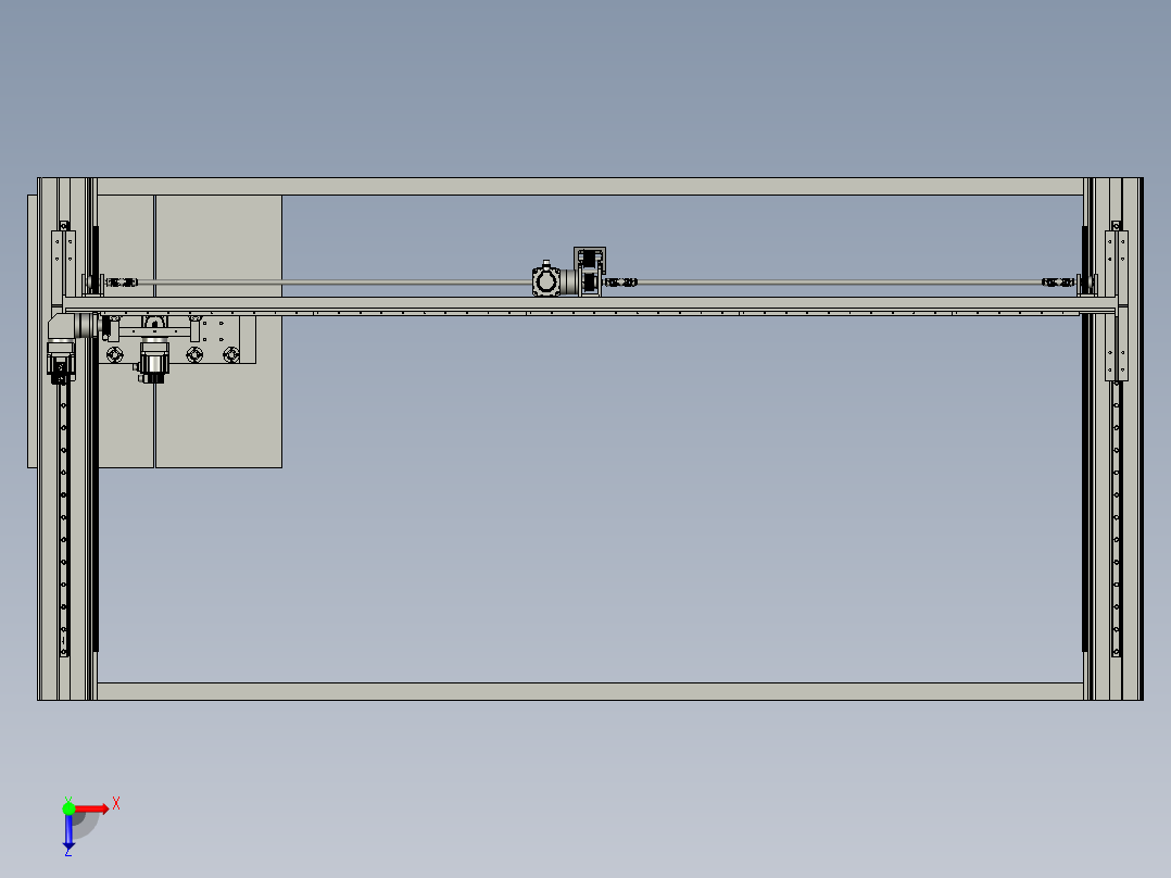 岩棉搬运机俯视图