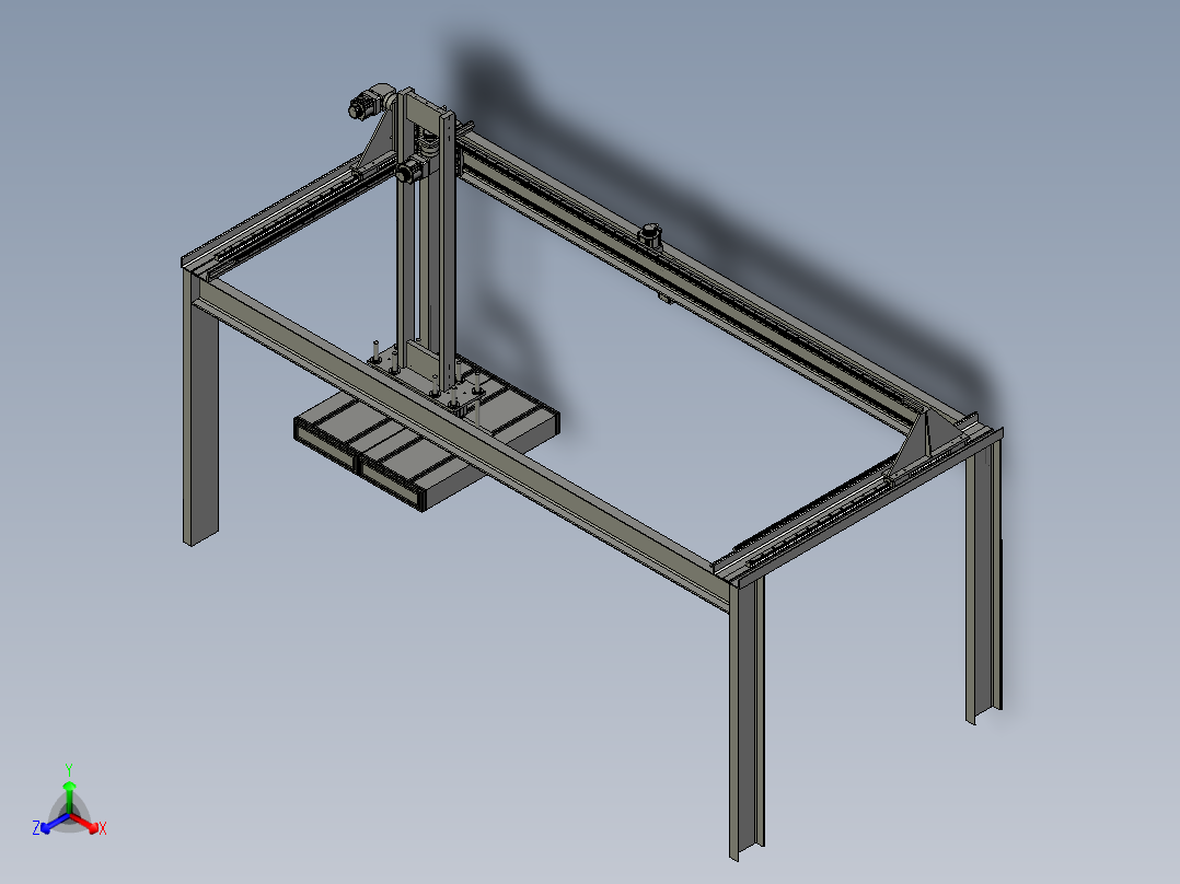 岩棉搬运机正等轴测图