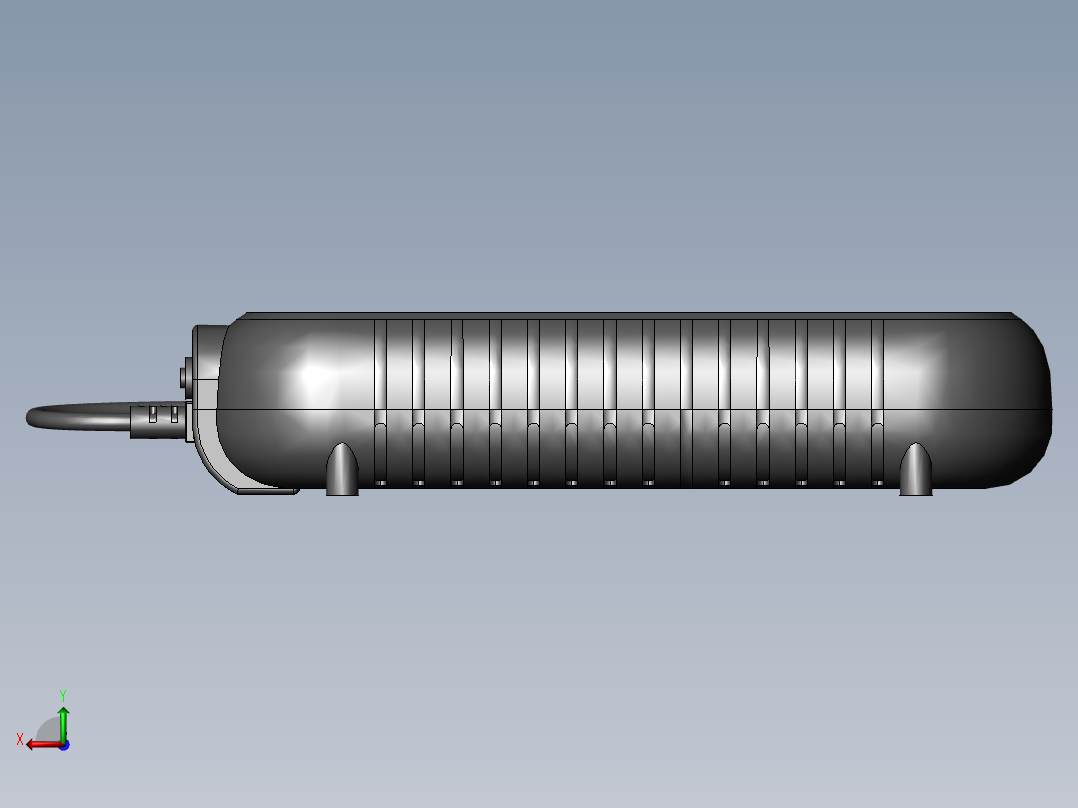 220伏插座的延长件后视图