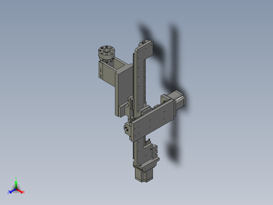 搬送贴标机构1主视图