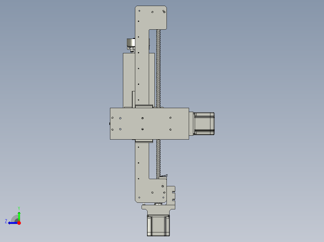 搬送贴标机构1右视图