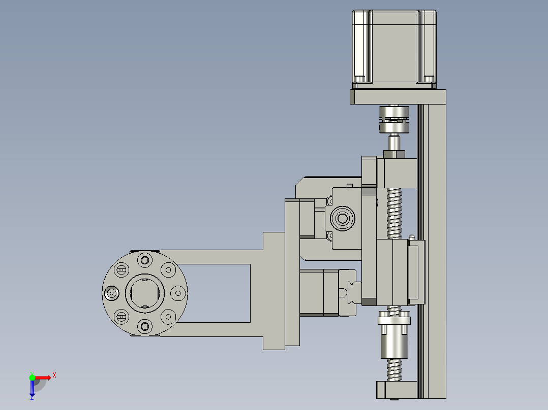搬送贴标机构1俯视图