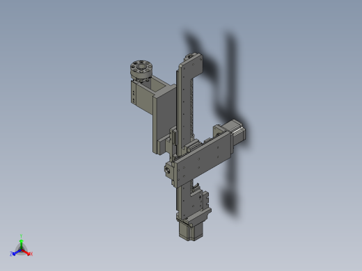 搬送贴标机构1正等轴测缩略图