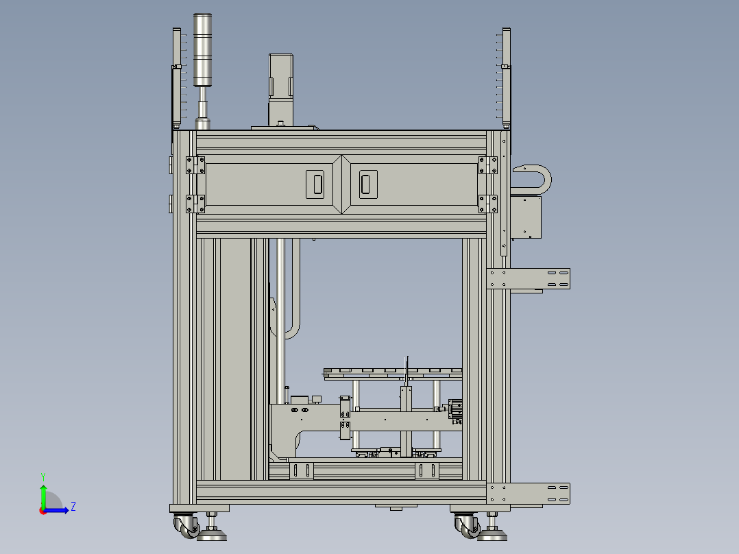 401BC产品上料机左视图