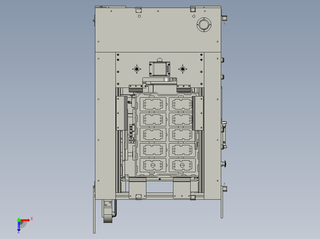 401BC产品上料机俯视图