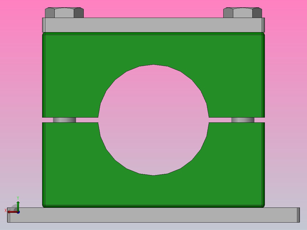 塑料管夹_塑料管夹 B(Ⅱ)76后视图